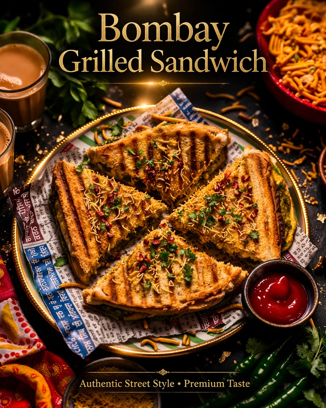 Bombay Grilled Sandwich